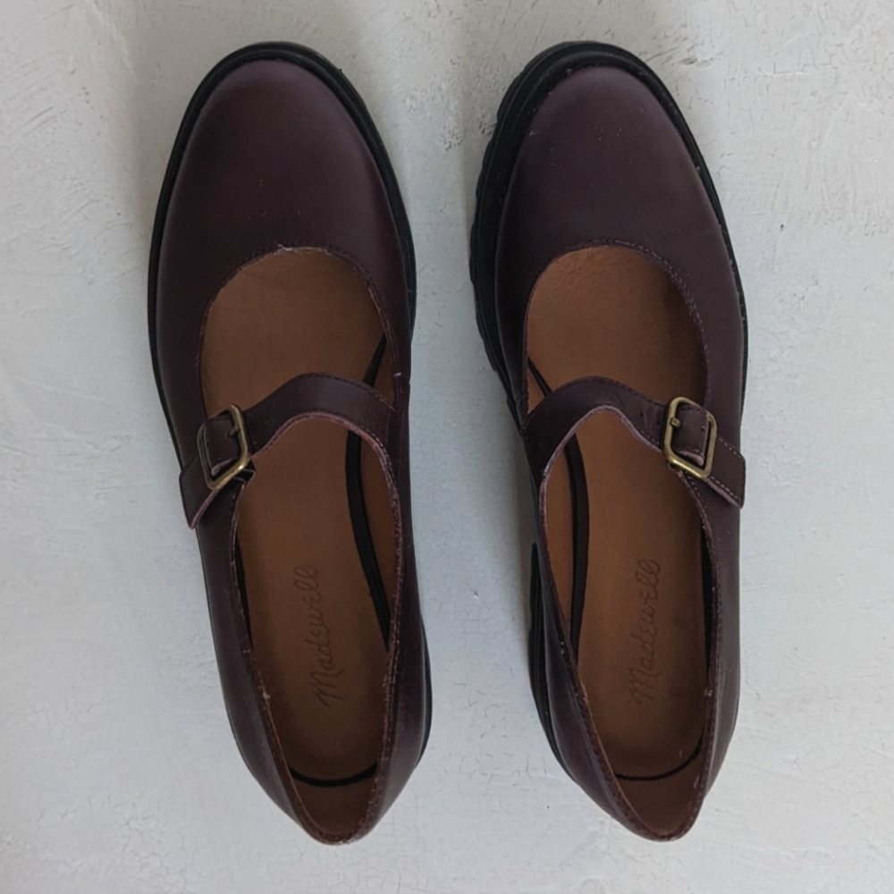 Madewell Freya Platform Lugsole Mary Jane - Picture 2 of 7